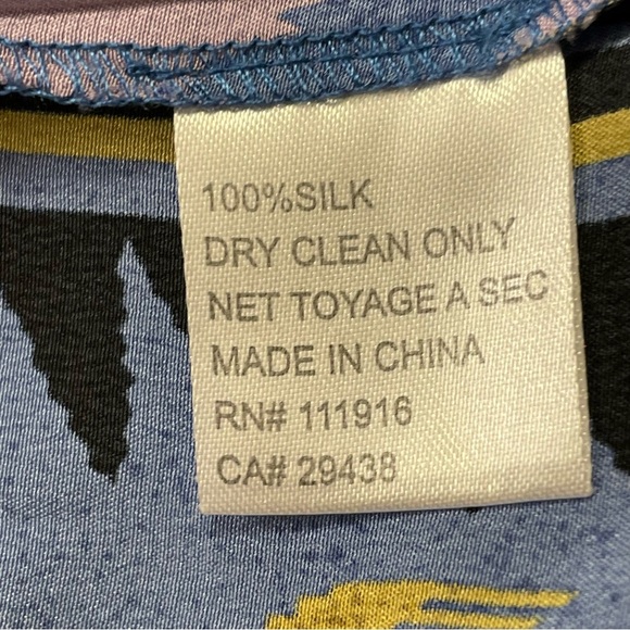 YUMI KIM NWOT Julee Silk Top in Tribal - Picture 5 of 6